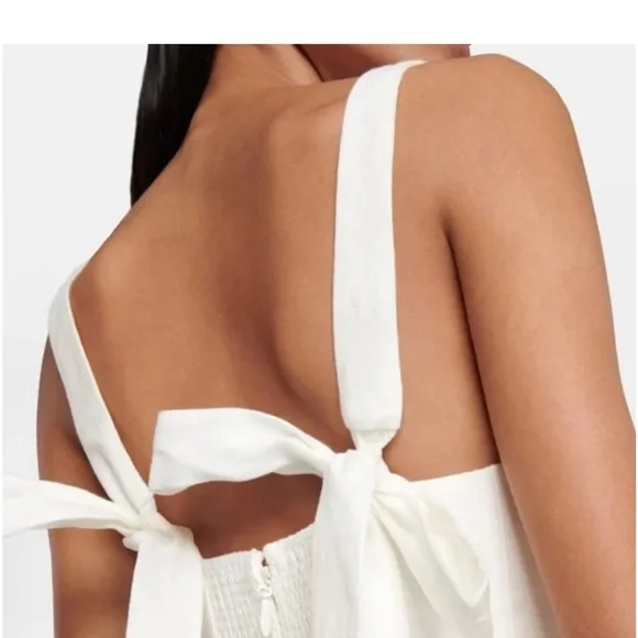 ZIMMERMANN Alight Corset White Mini Dress